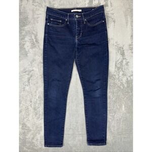Levis 311 Shaping Skinny Jeans‎ Womens 27 Blue Dark Wash Stretch Mid Rise Denim